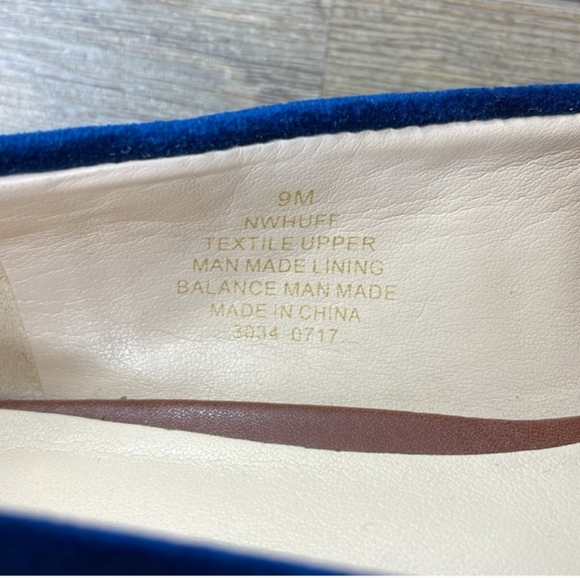 Nine West Women's Navy and Brown Huff Loafer Flats.  Sz 9 - Picture 7 of 9